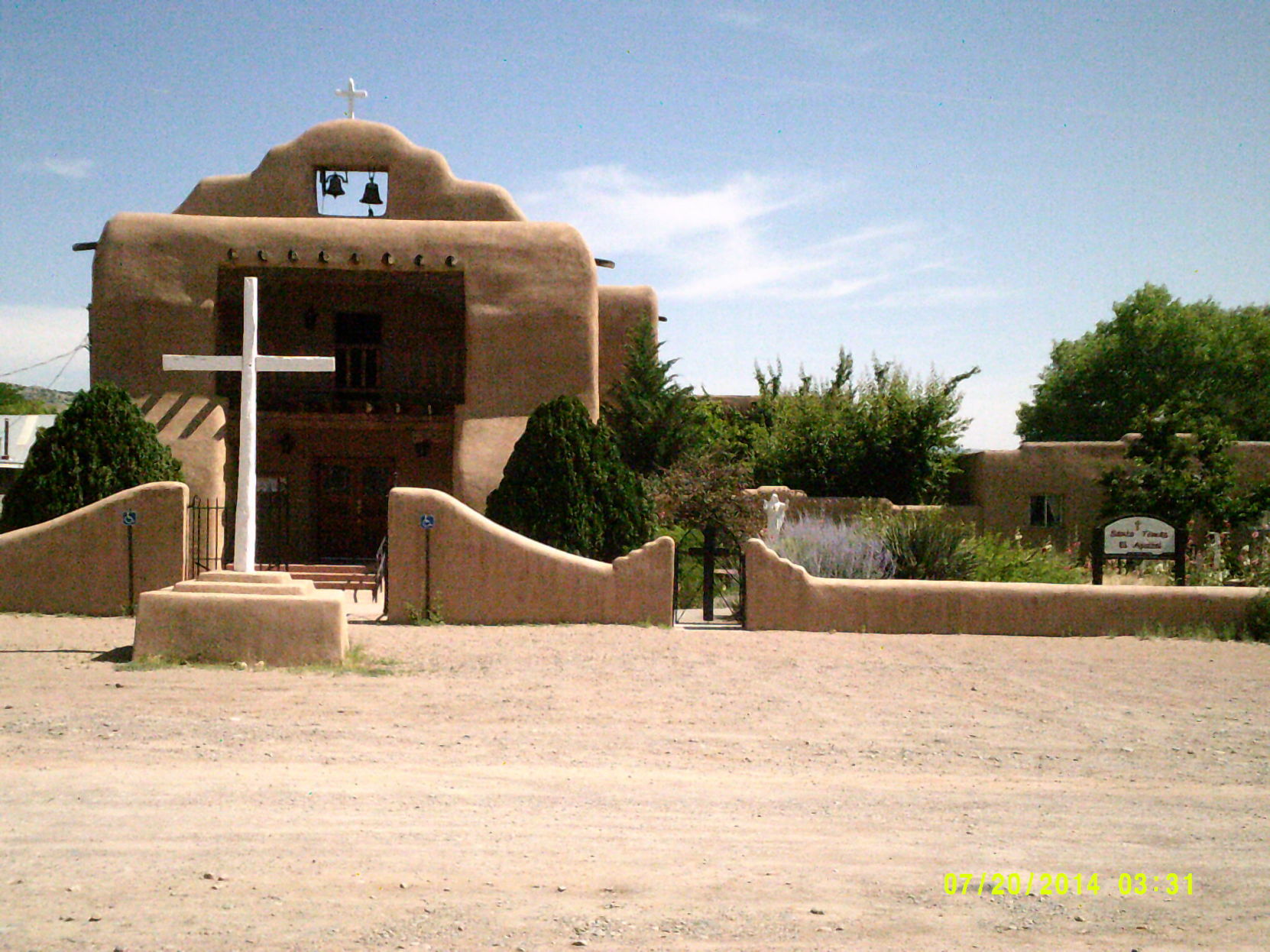 Church in Madrid, New Mexico